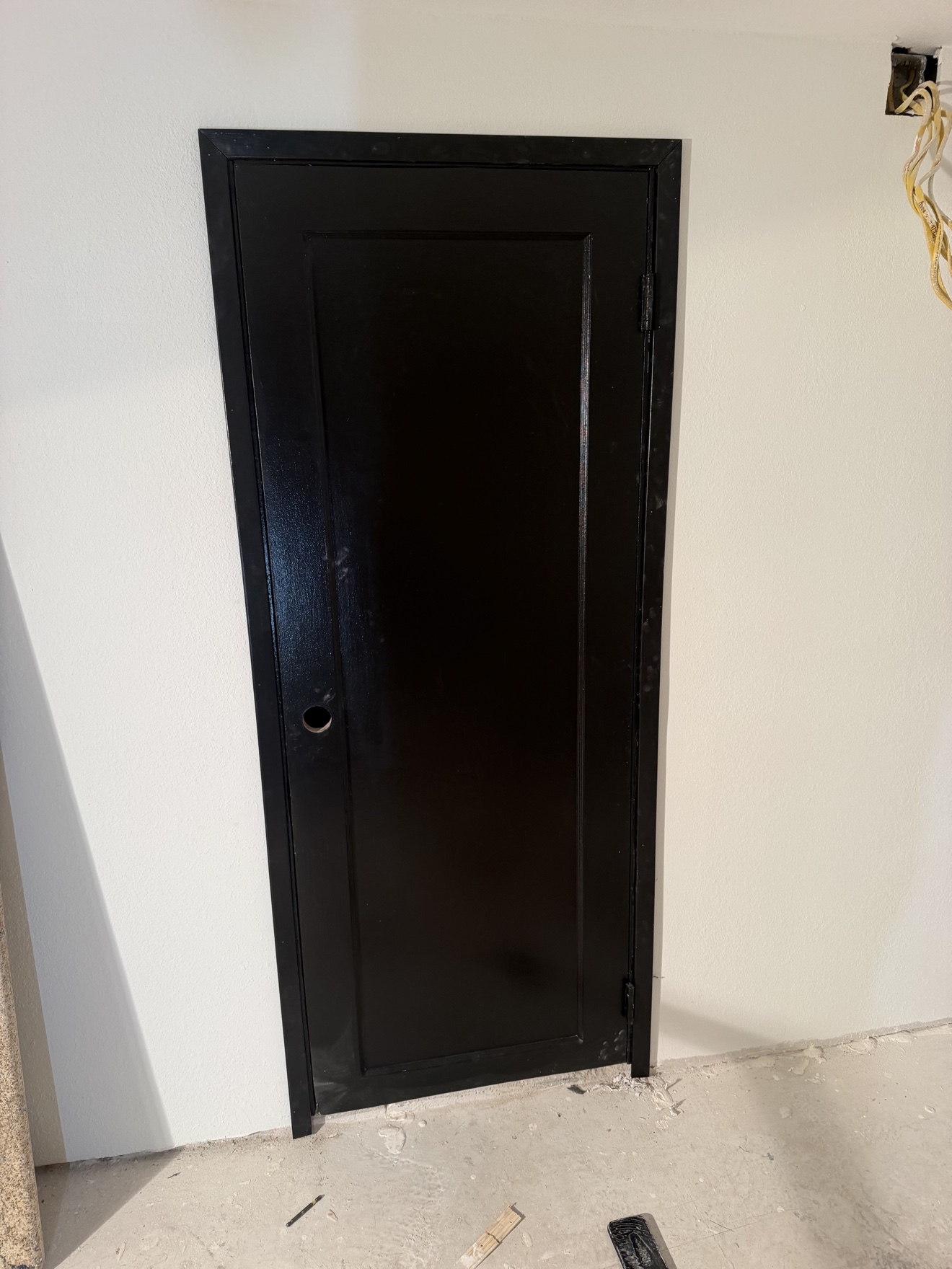 Interior door installation