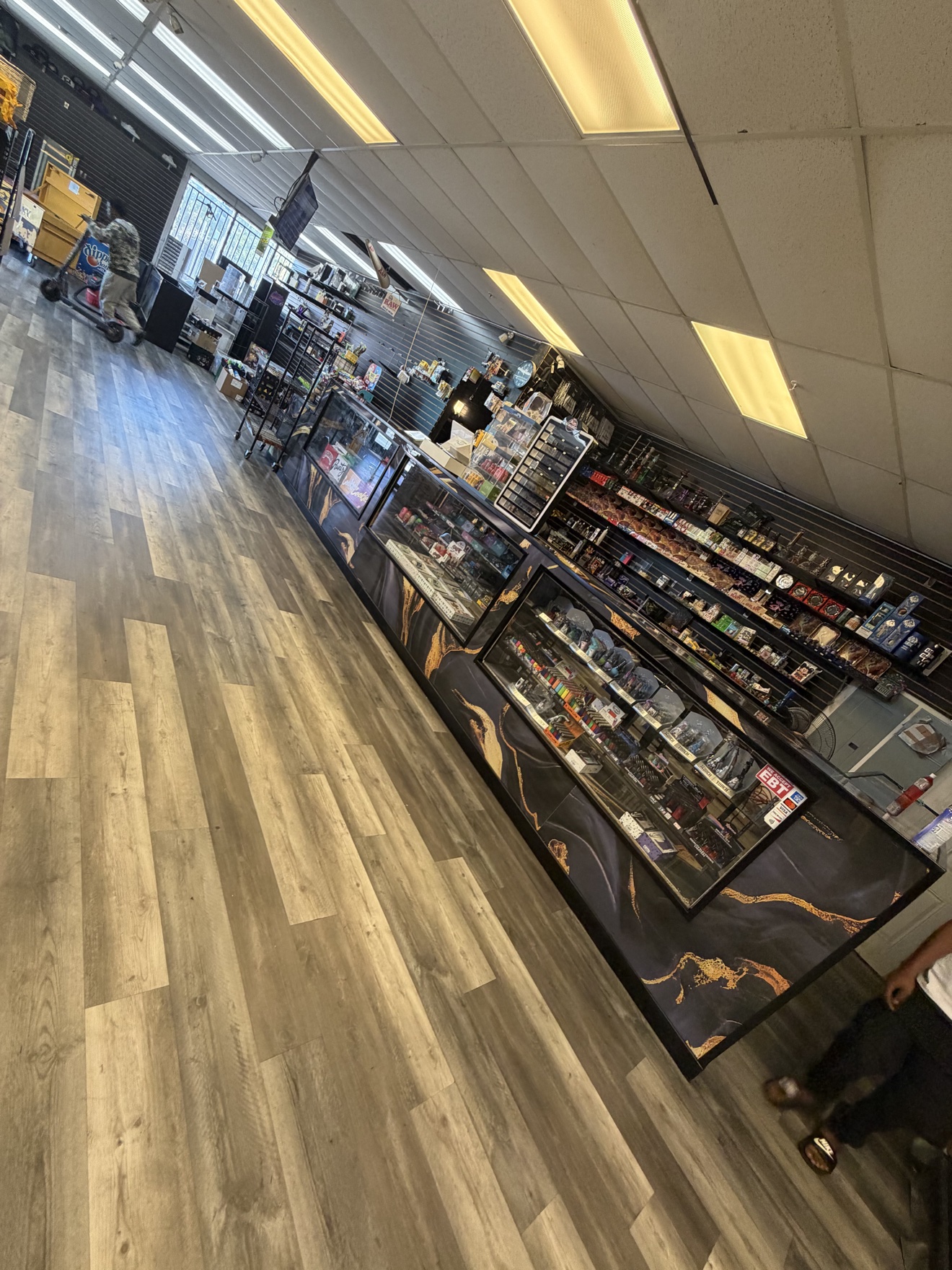 Finished store interior remodel in the Bay Area